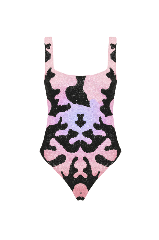 Queen Of Shades Embellished Swimsuit