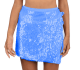 Sienna Luxe Sequin Embroidery Sarong - Oceanus Swimwear