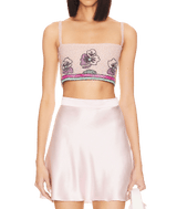 Tallulah Crystal Co - Ord Pull On Top - Oceanus Swimwear
