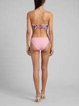 Uma Pink Strapless Bikini Top