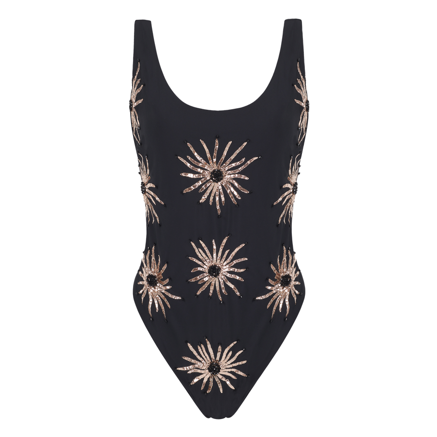 Priscilla Swimsuit Black - Oceanus Swimwear