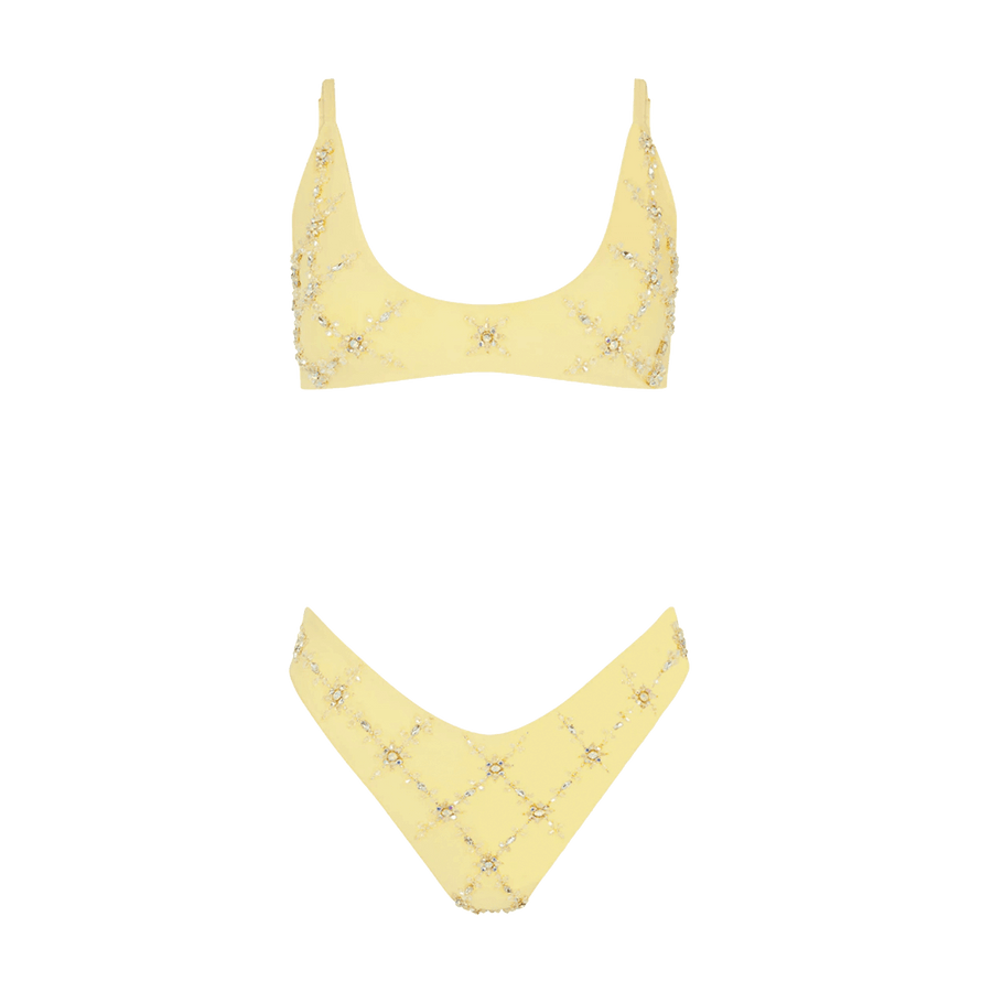 Mary Una Bikini Yellow Bottoms - Oceanus Swimwear
