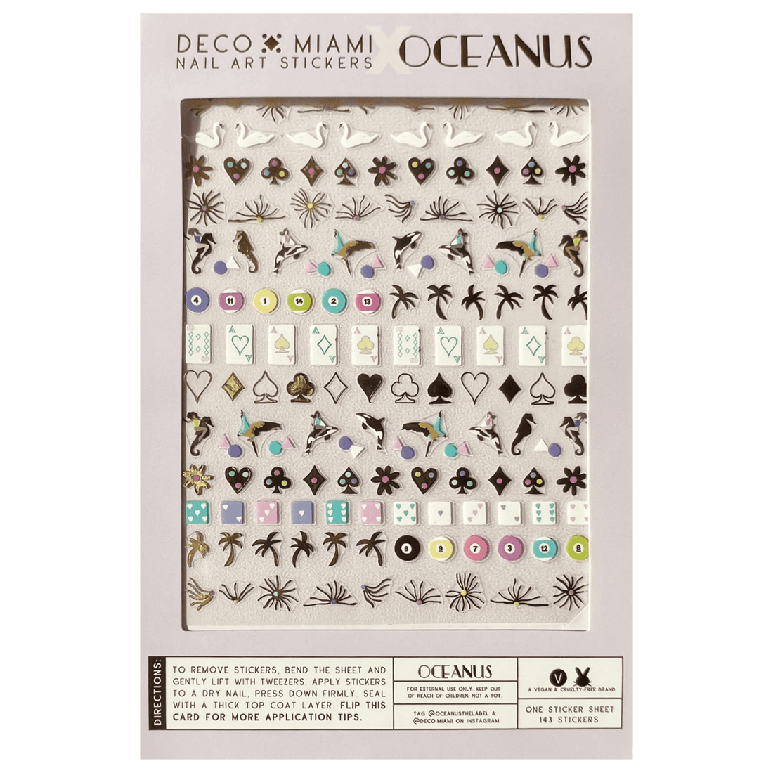 DECO MIAMI X OCEANUS Nail Art Stickers