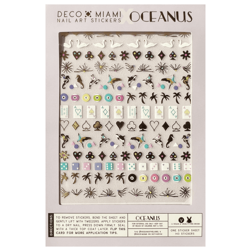 DECO MIAMI X OCEANUS Nail Art Stickers - Oceanus Swimwear