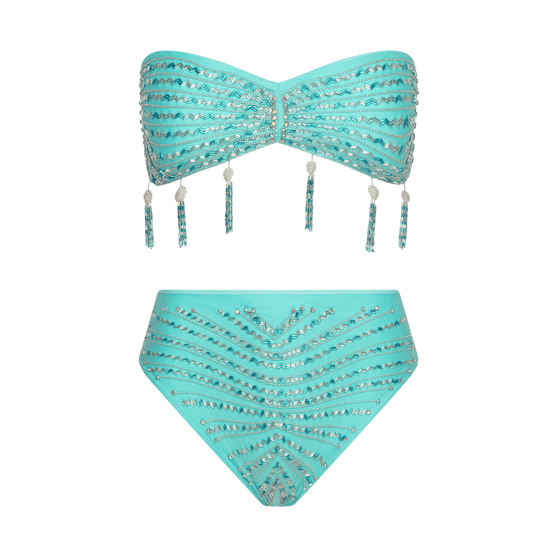 Lara Bikini Blue Top - Oceanus Swimwear