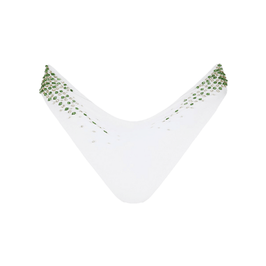 Ophelia Bikini White Bottoms - Oceanus Swimwear