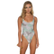 Leilani Power Mesh Tonal Sequin Swimsuit