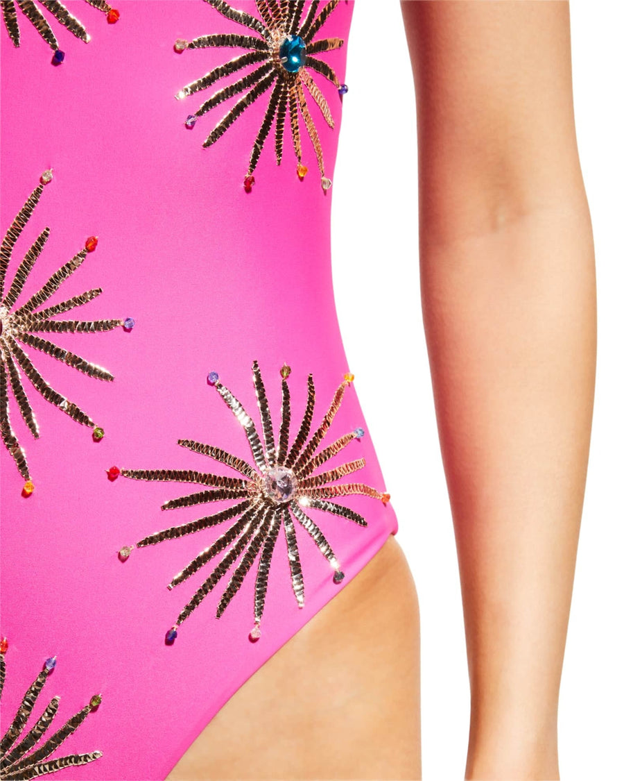 Callie Swimsuit Fuchsia with Straps